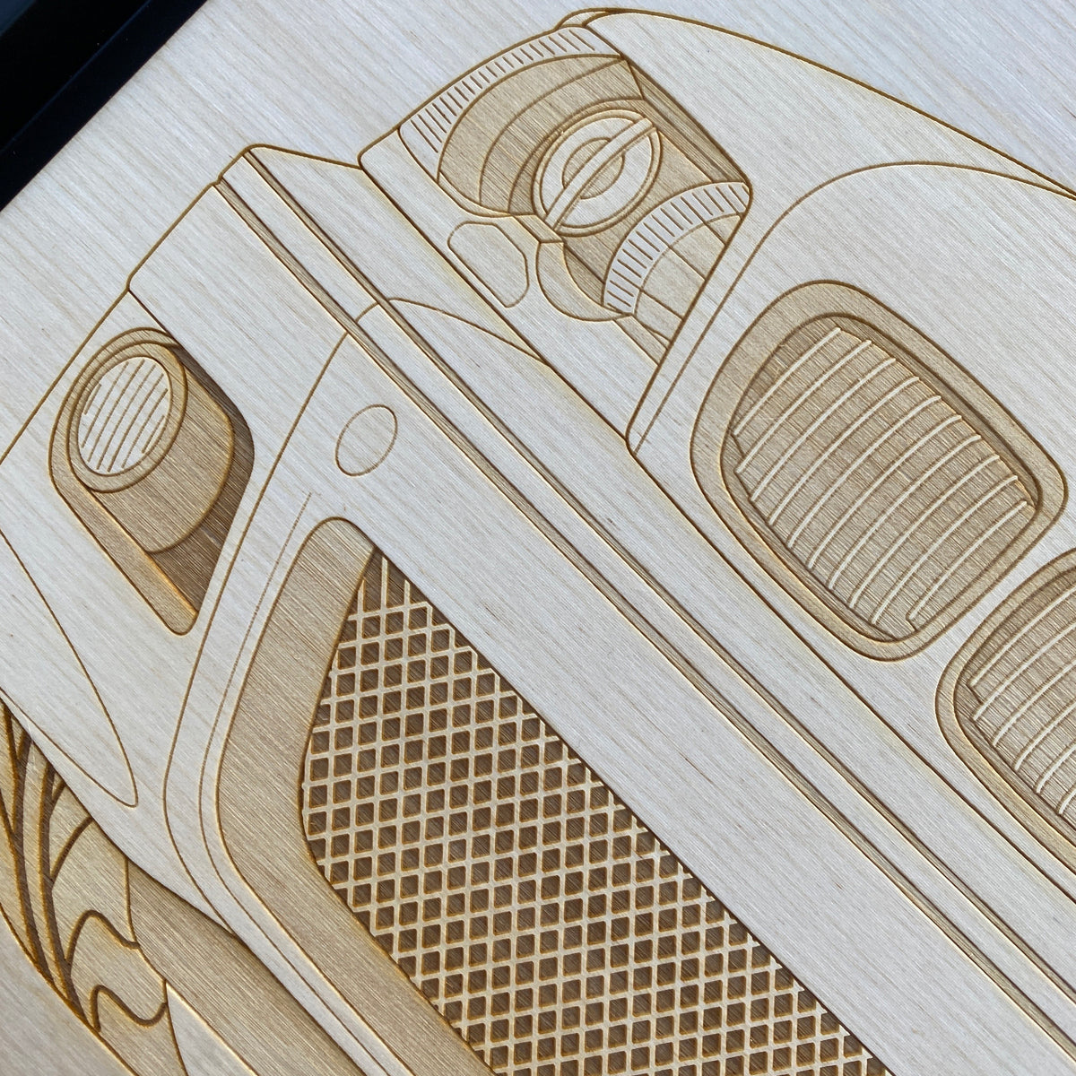 BMW M3 e46 Framed Wood Engraved Artwork
