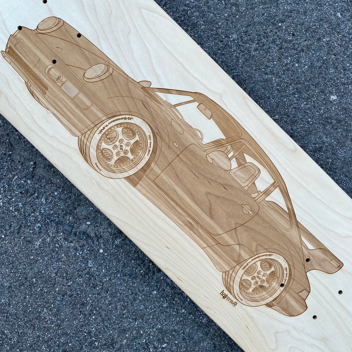 Porsche 911 3.8 RS Clubsport Skateboard Deck Art