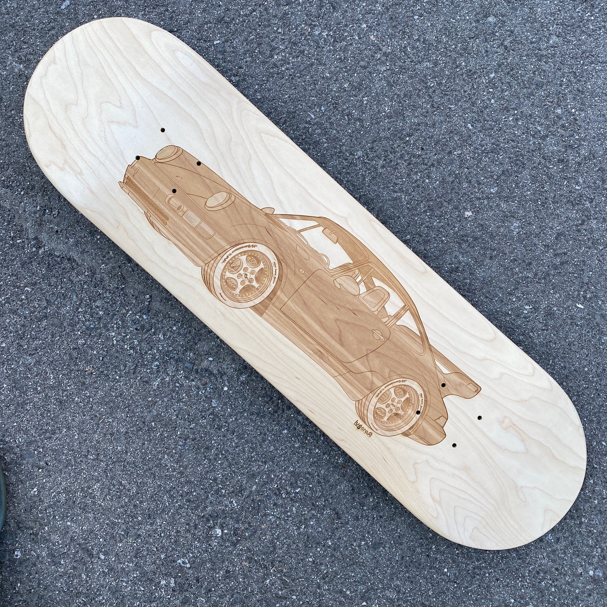 Porsche 911 3.8 RS Clubsport Skateboard Deck Art