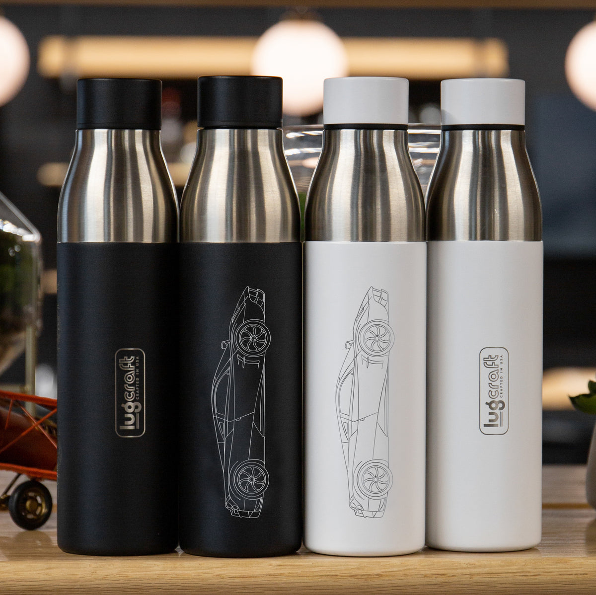Pagani Huayra Insulated Stainless Steel Water Bottle - 21 oz