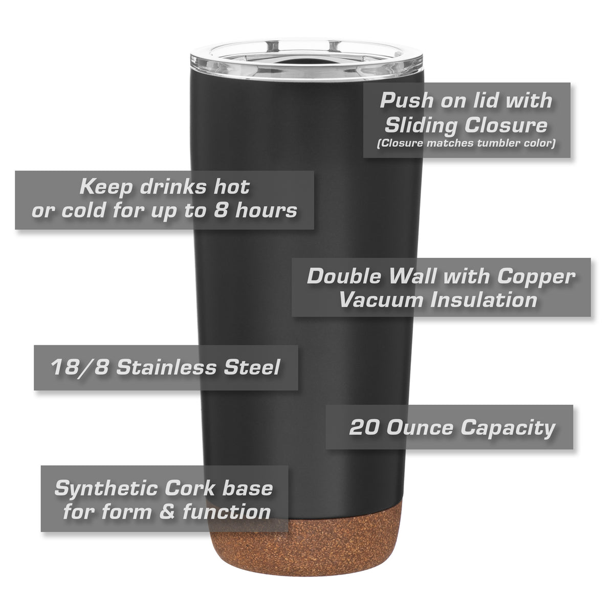 Pagani Huayra Insulated Stainless Steel Coffee Tumbler - 20 oz