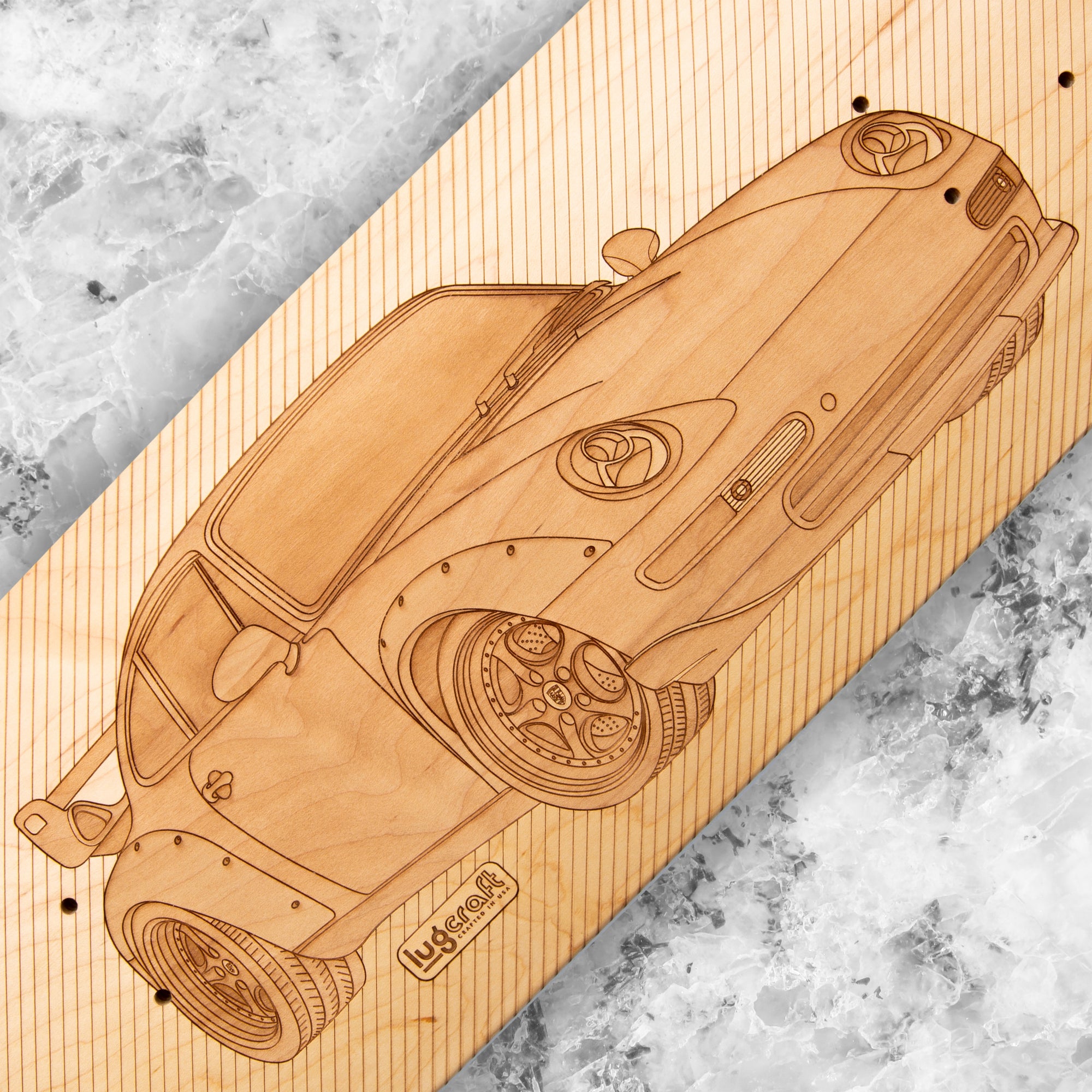 Porsche 993 GT2 Skateboard Deck Art - Lugcraft Inc
