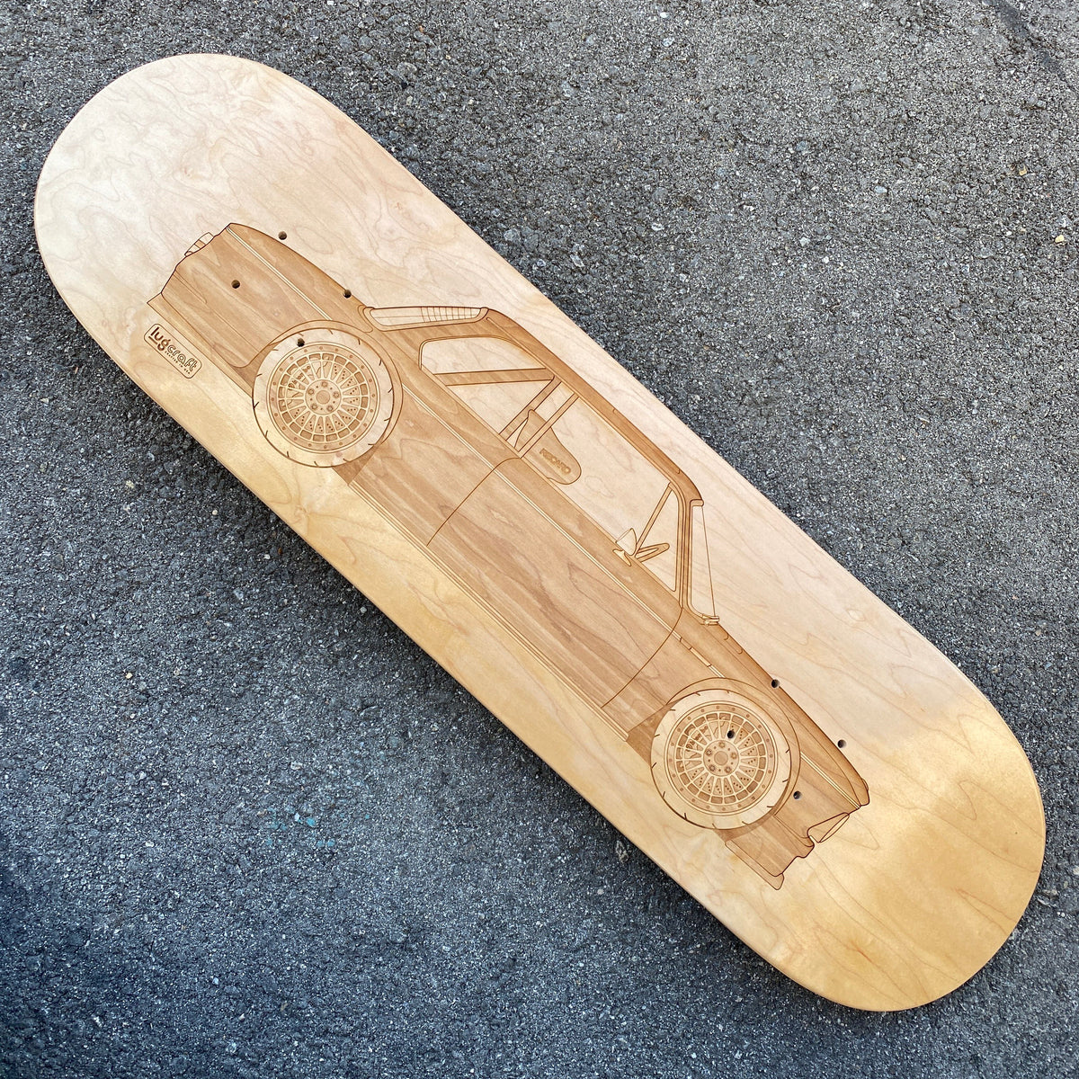 BMW 2002 Hotrod Skateboard Deck Art - Lugcraft Inc
