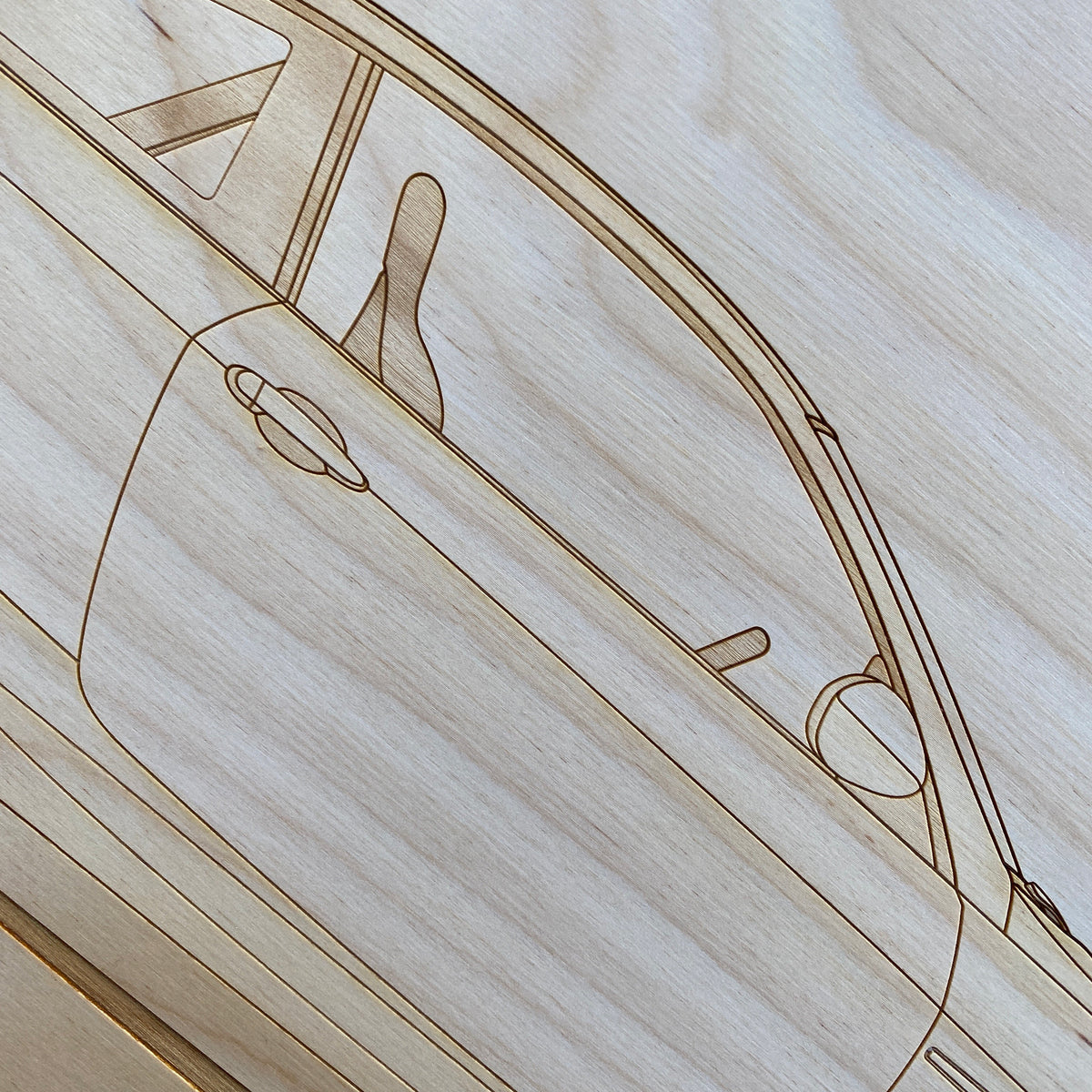 BMW M3 E92 Framed Wood Engraved Artwork