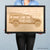 Jeep Gladiator Overland Framed Wood Engraved Artwork