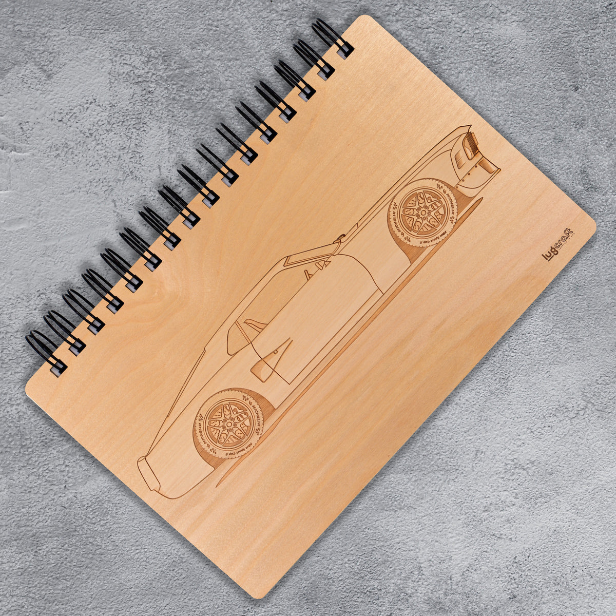 Ford Mustang Boss Engraved Notebook - 6&quot; x 9&quot; - Lugcraft Inc