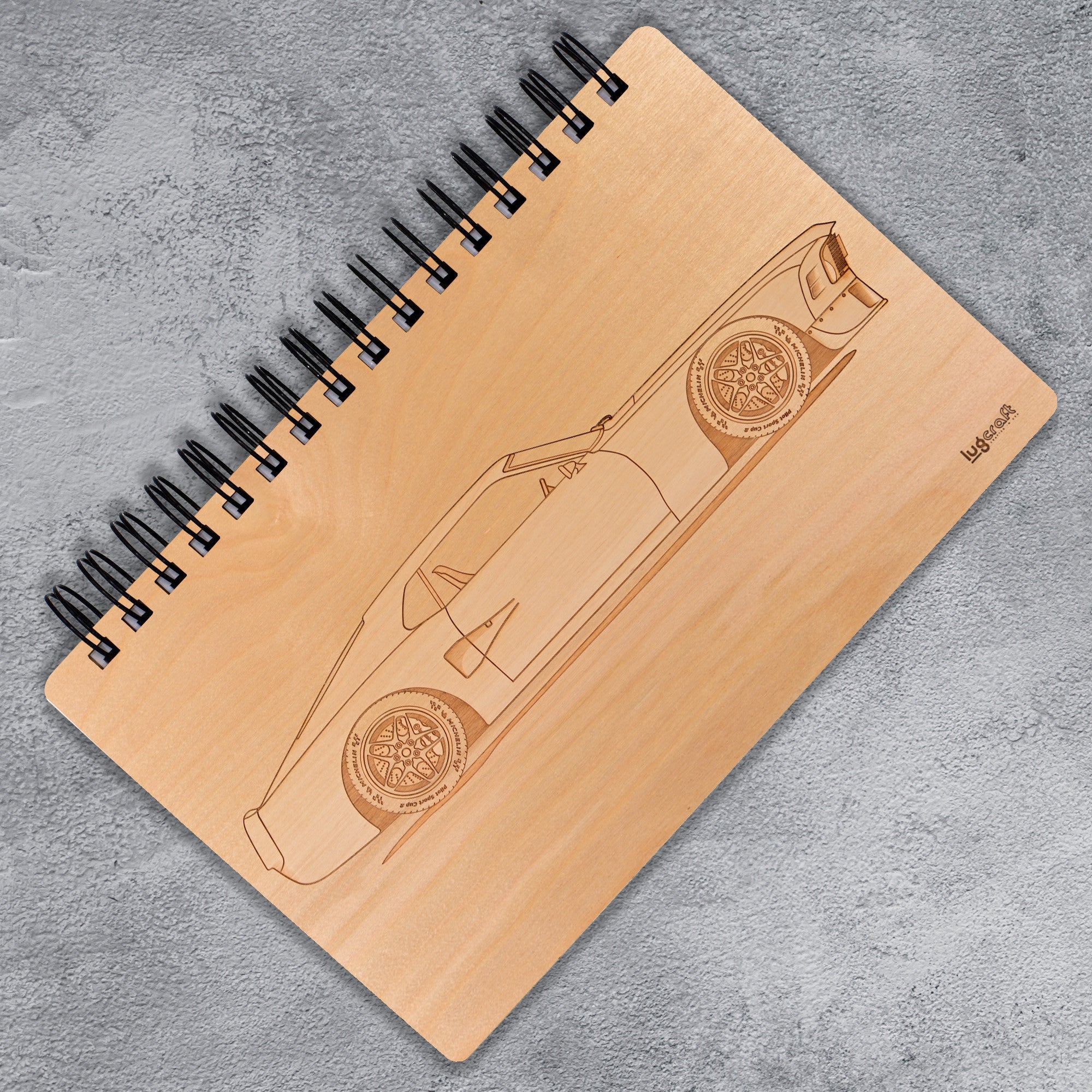 Ford Mustang Boss Engraved Notebook - 6" x 9" - Lugcraft Inc