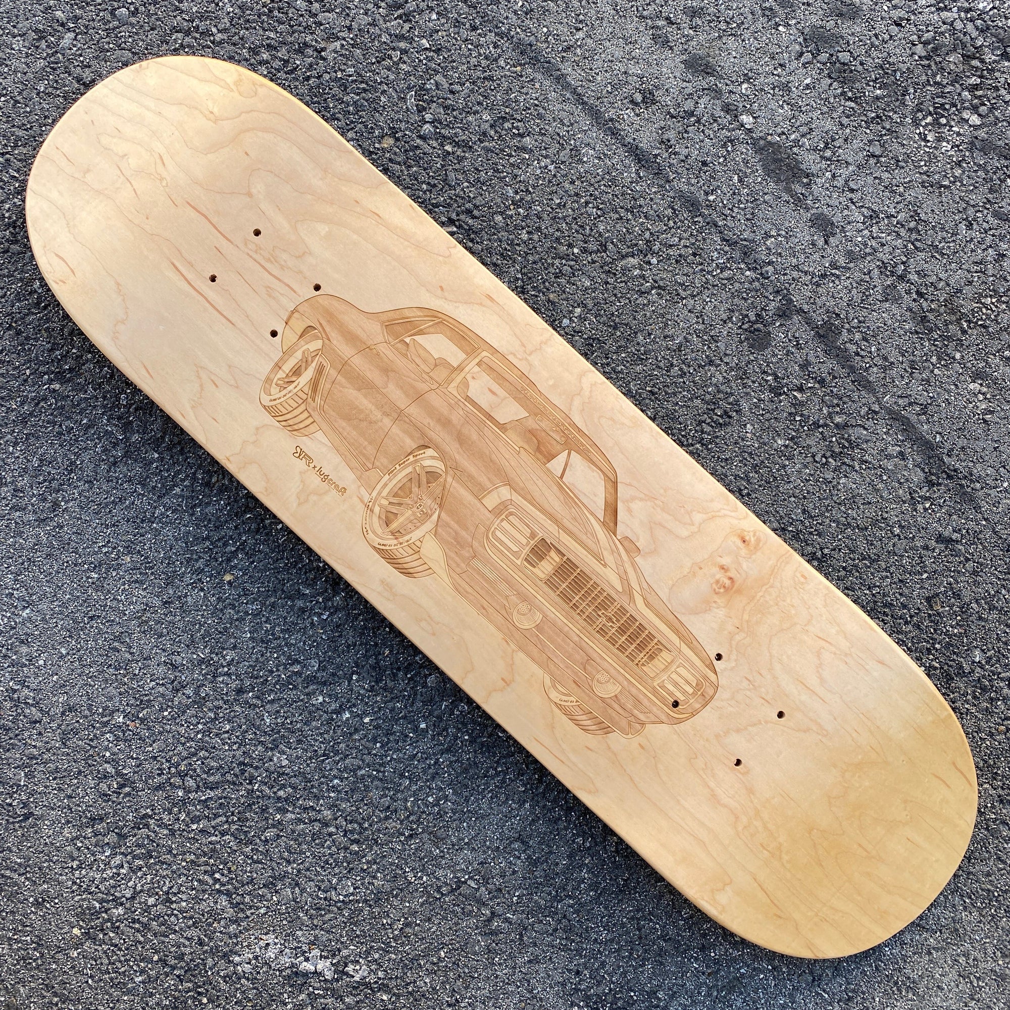 Ringbrothers G-Code Camaro Skateboard Deck Art - Lugcraft Inc