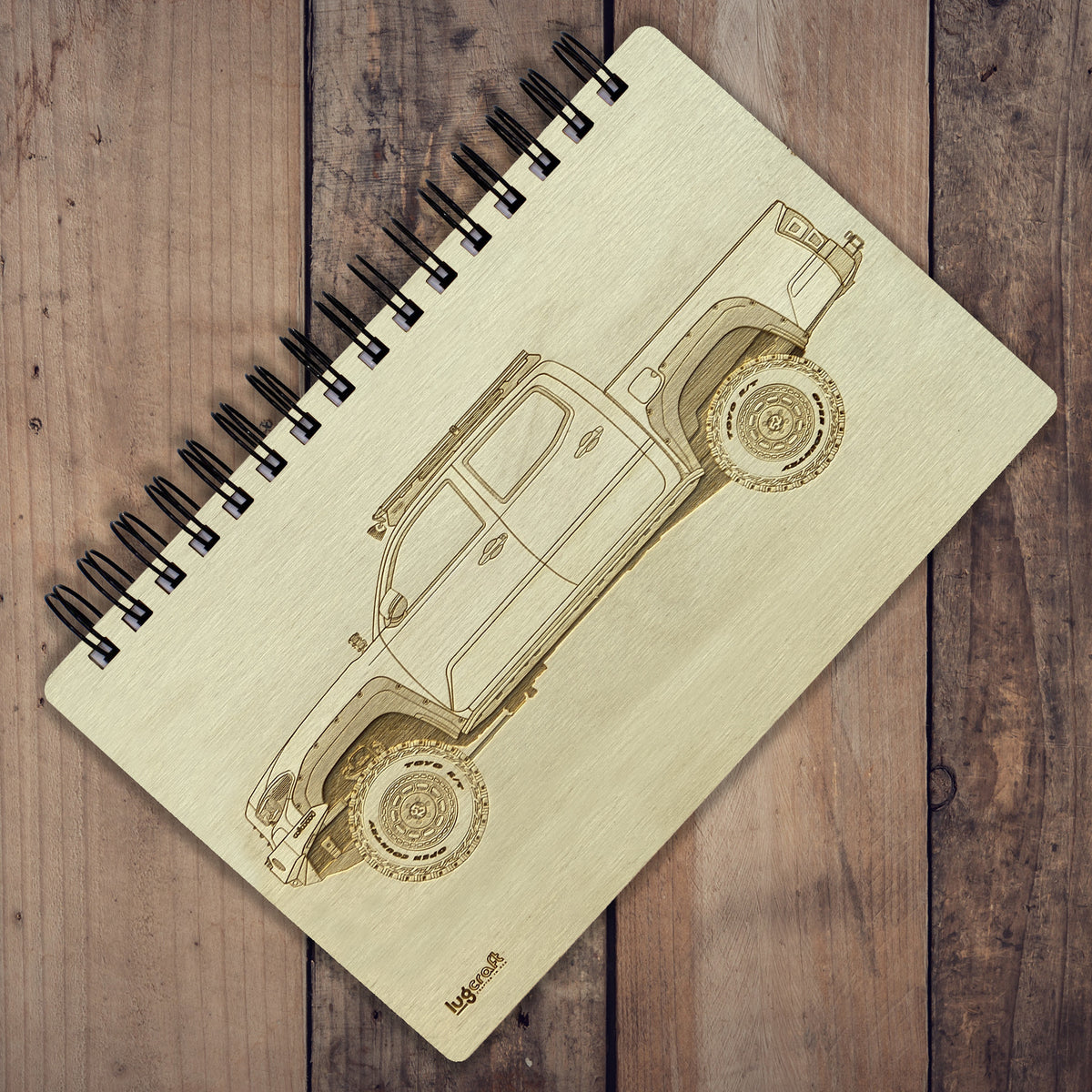 Toyota Tacoma Engraved Notebook - 6&quot; x 9&quot; - Lugcraft Inc