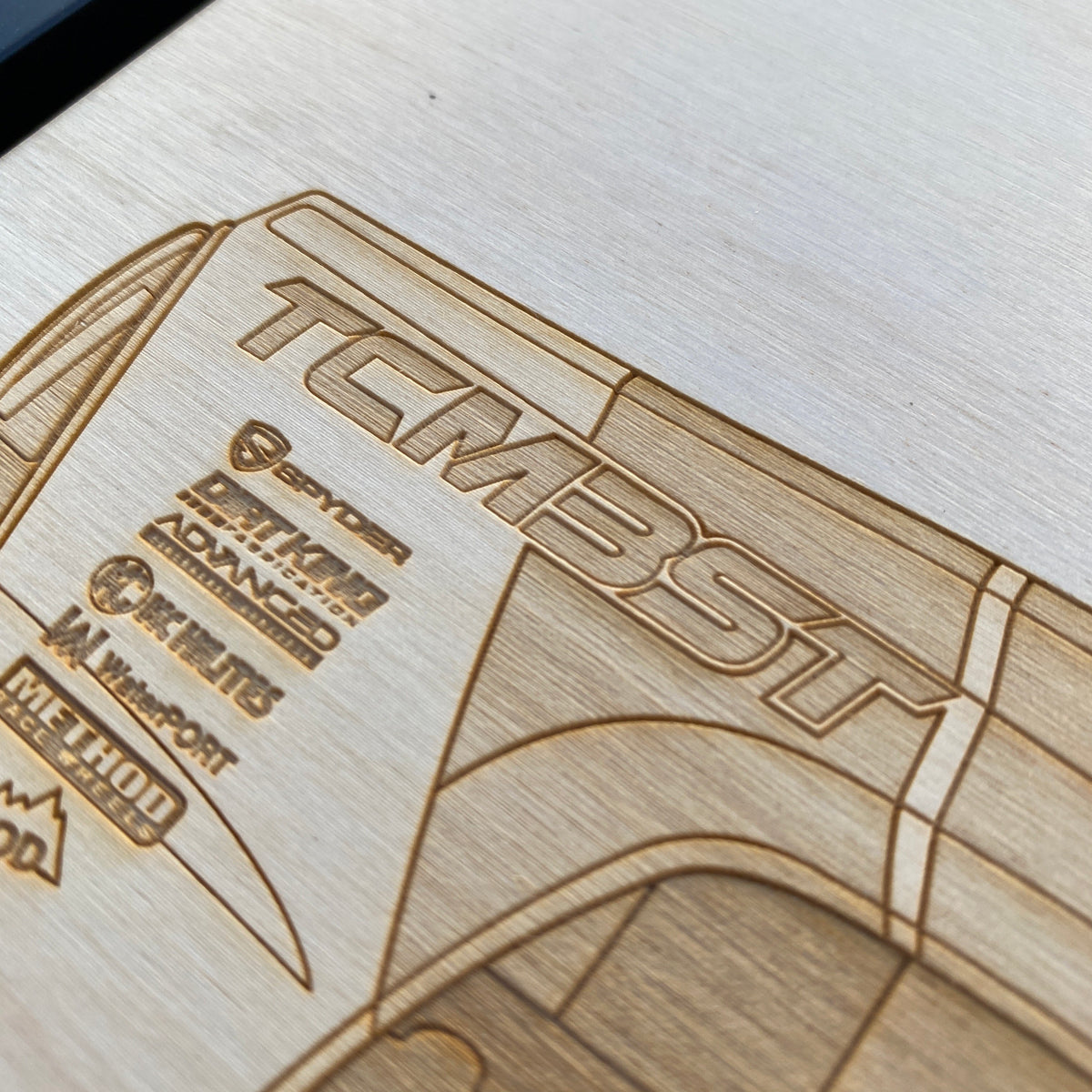 Tacoma Beast Framed Wood Engraved Artwork