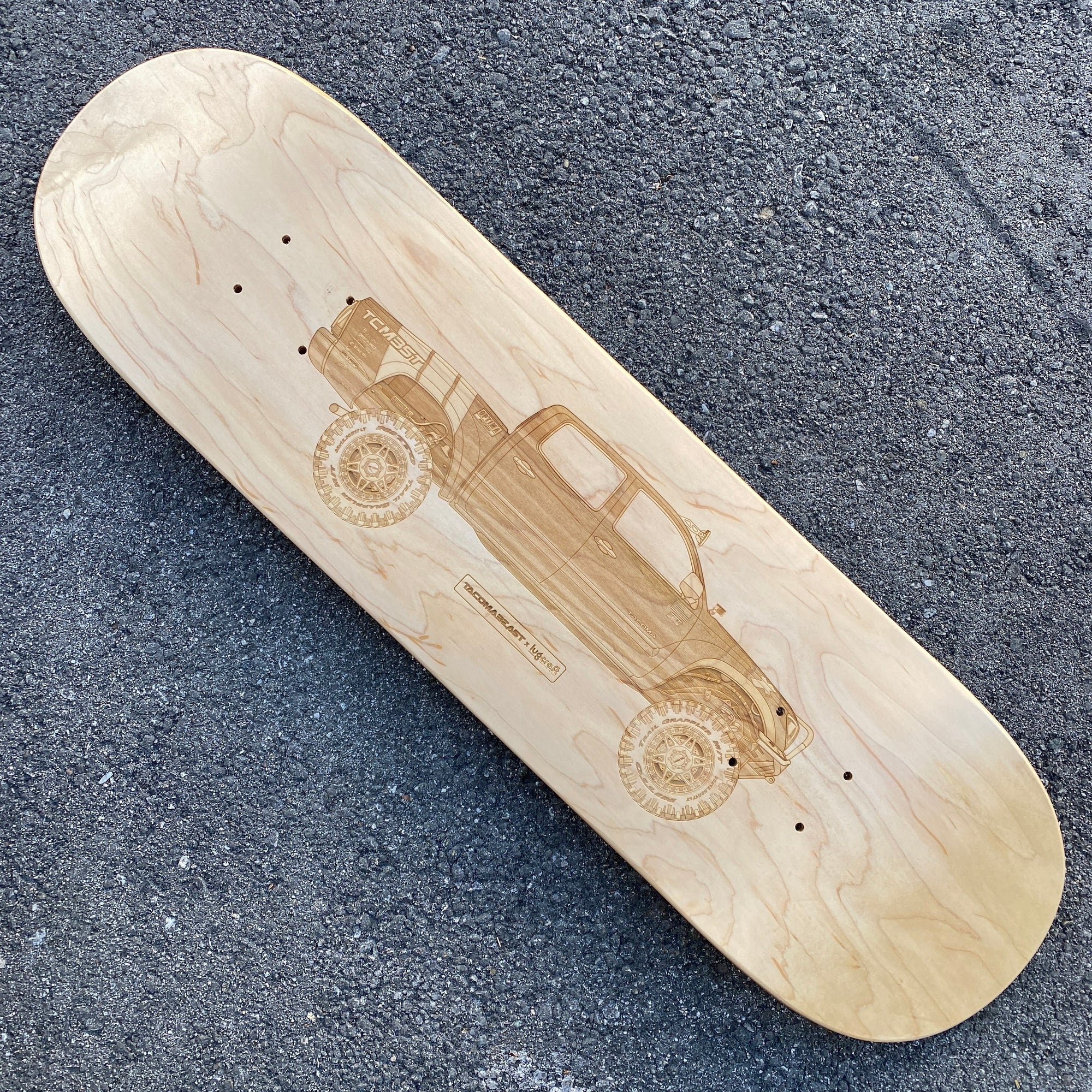 Tacoma Beast Collab Skateboard Deck Art - Lugcraft Inc