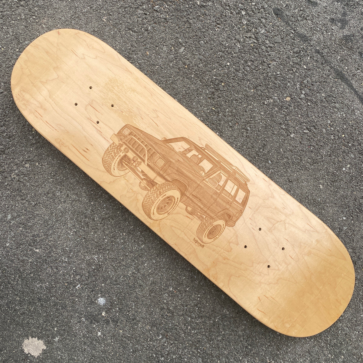 Jeep XJ Cherokee Sport Skateboard Deck Art